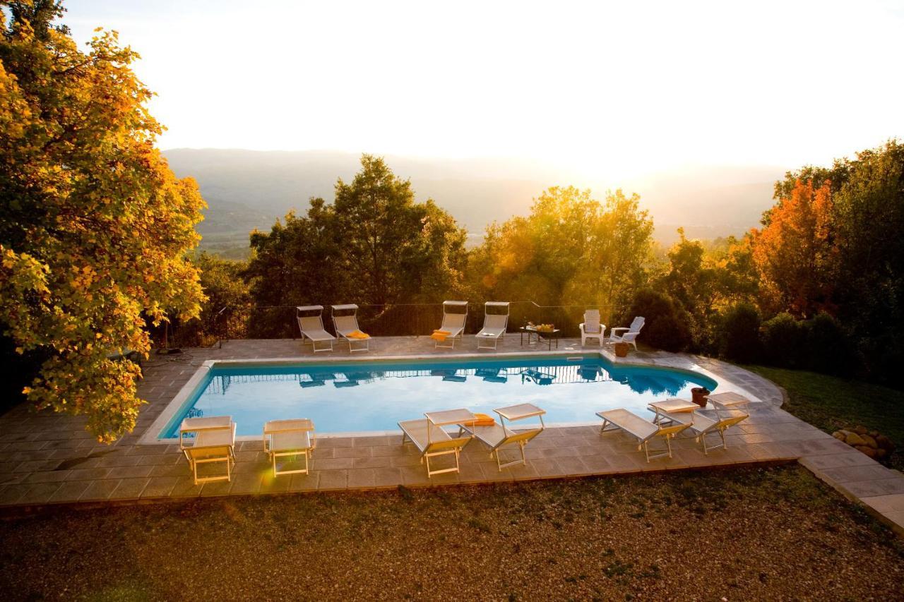 Villa Le Balze Tuscany, Private Pool, Property Fenced, Pet Allowed. Poppi Exterior foto