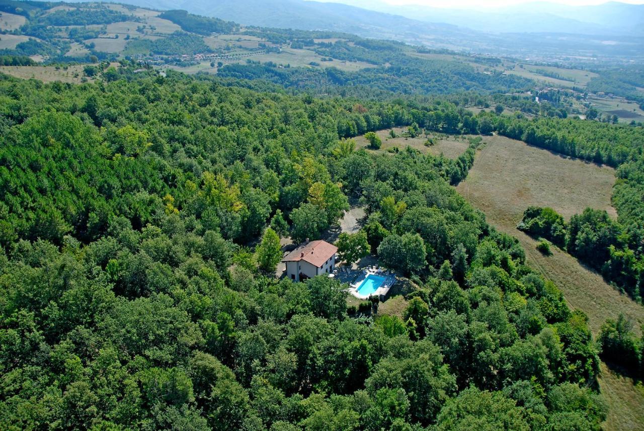 Villa Le Balze Tuscany, Private Pool, Property Fenced, Pet Allowed. Poppi Exterior foto